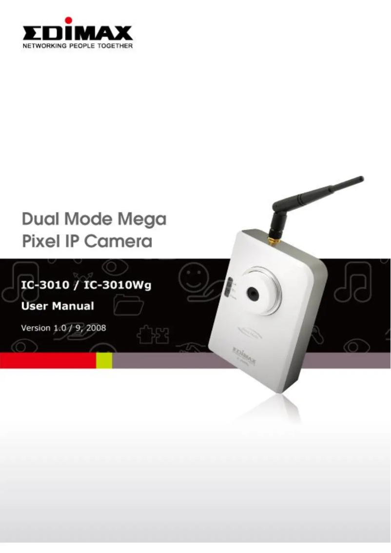 Page 1 of the manual User Manual Edimax IC-3010