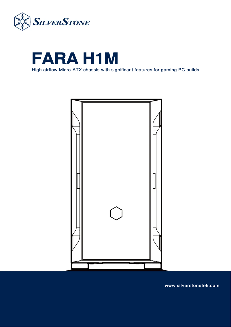 Page 1 of the manual User Manual Silverstone FARA H1M PRO