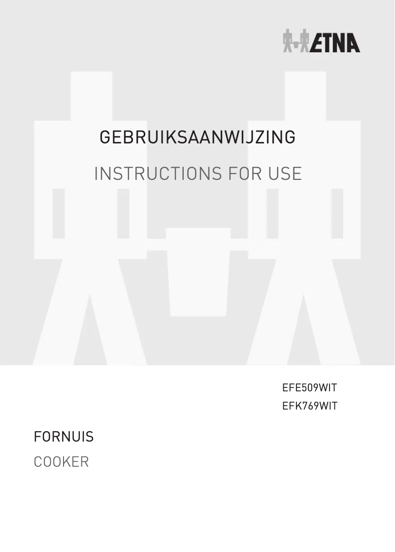 Page 1 of the manual User Manual Etna EFE509