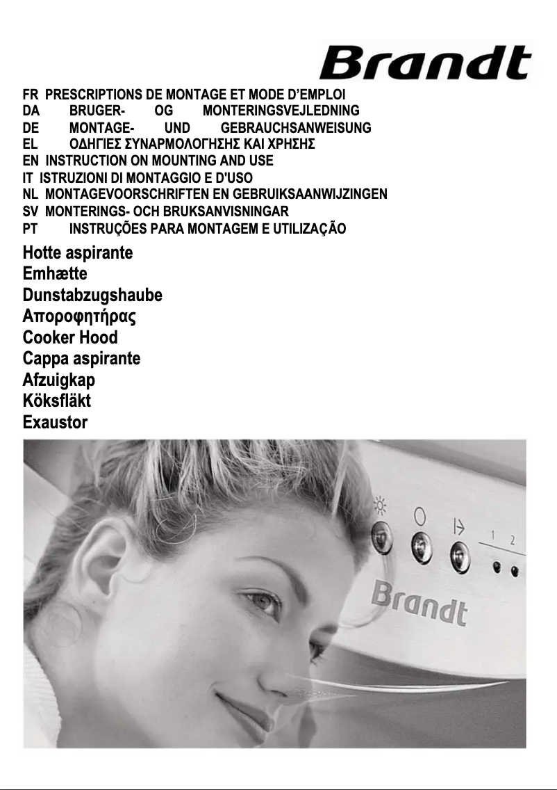 Page 1 of the manual User Manual Brandt AD1049B