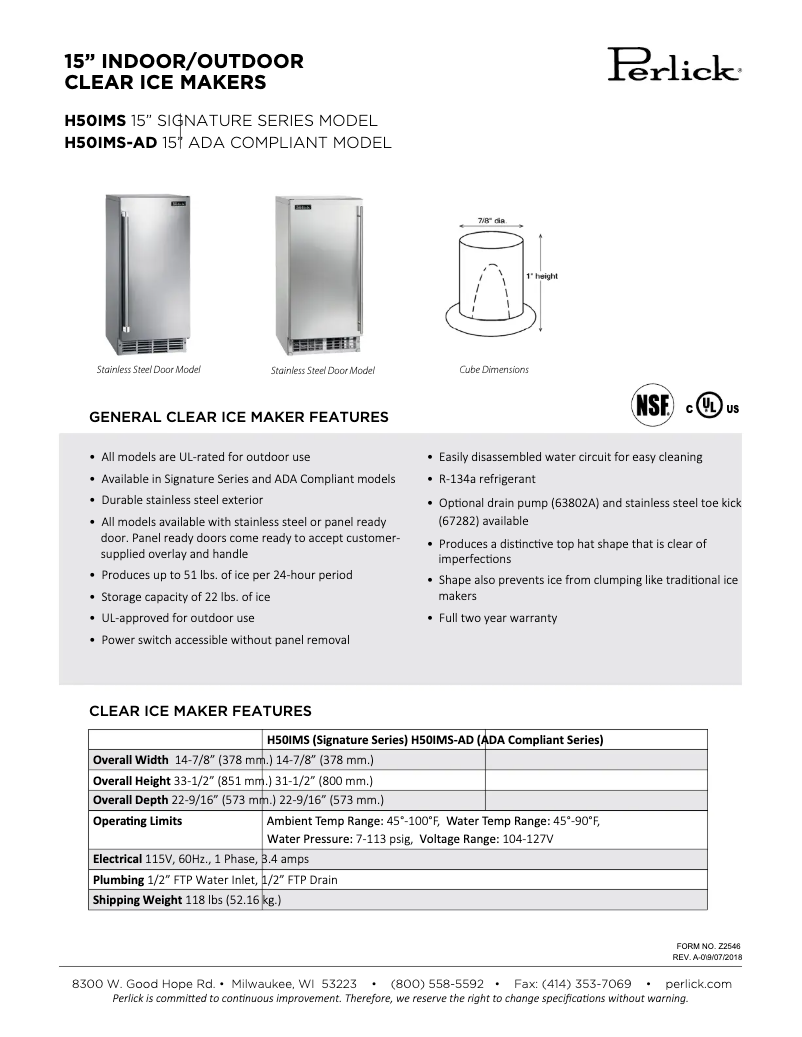 First page image of the manual for H50IM-R