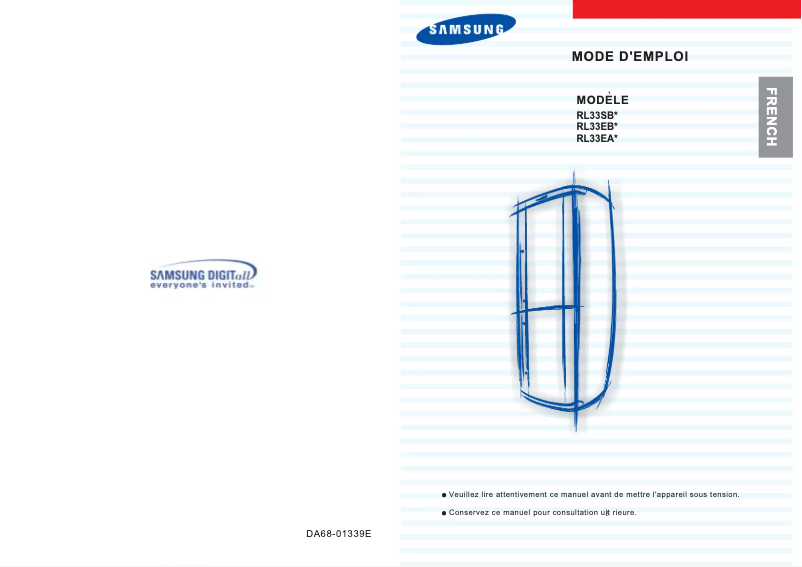 Page 1 of the manual User Manual Samsung RL33SBSW
