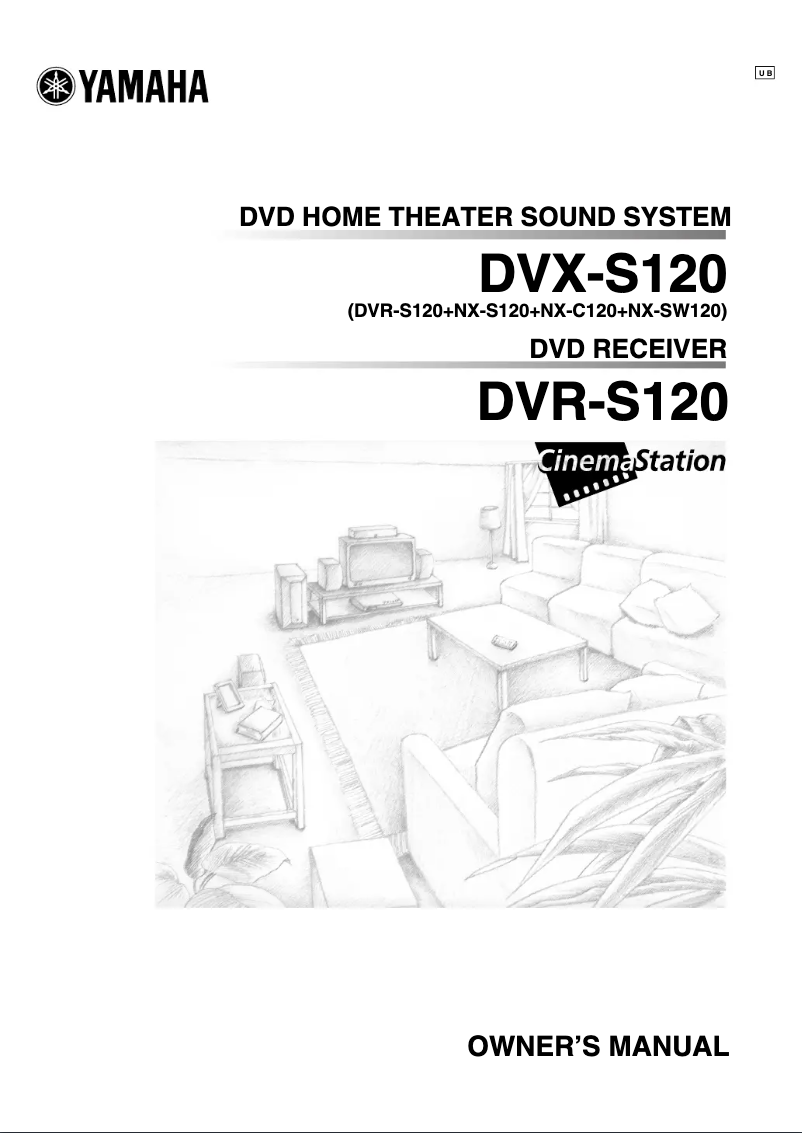 First page image of the manual for DVX-S120