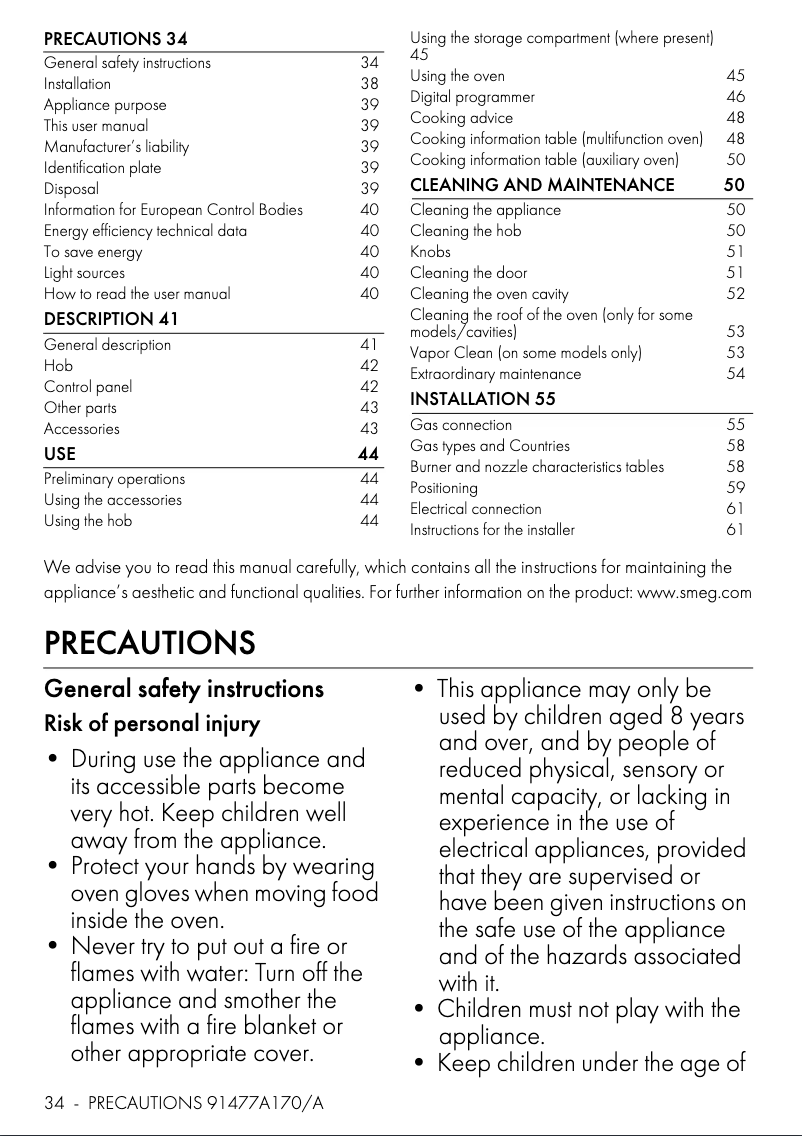 First page image of the manual for TR4110X-1