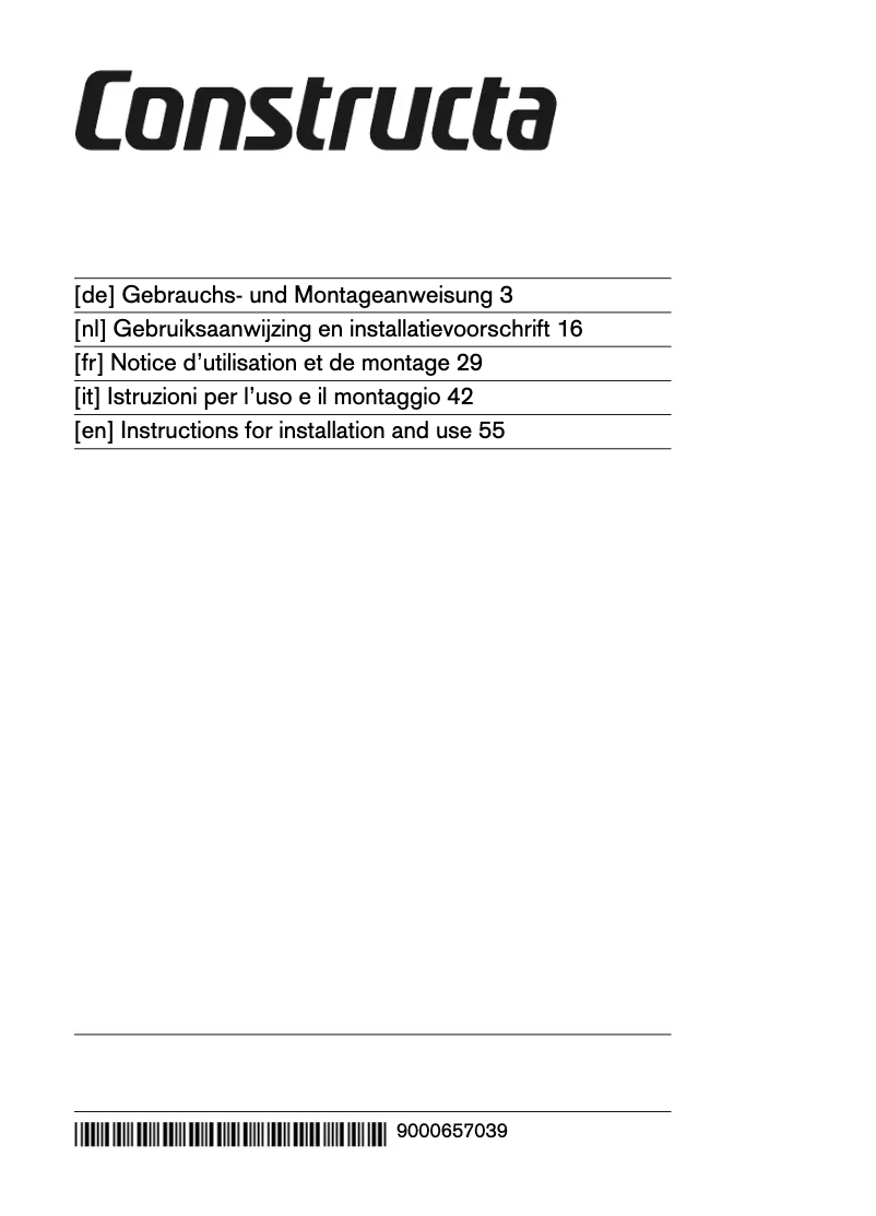 First page image of the manual for CD53030