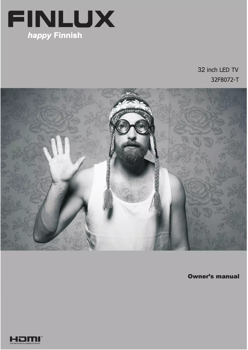 First page image of the manual for 32F8072-T