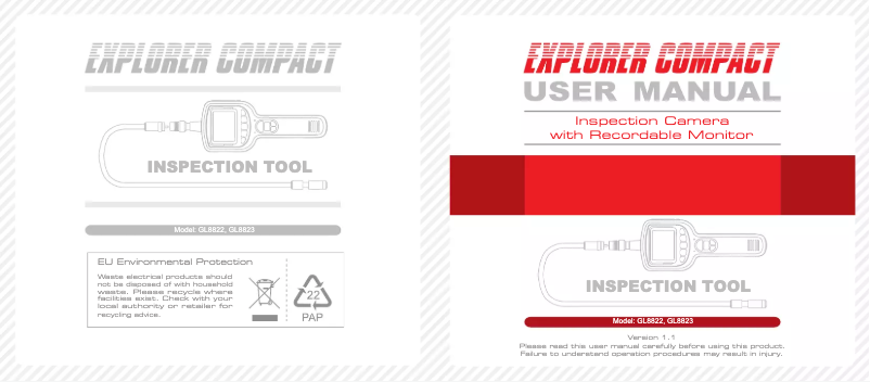 First page image of the manual for WIC-1750