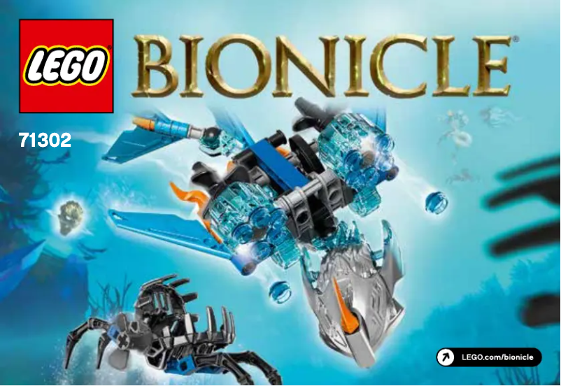 Page 1 of the manual User Manual Lego Bionicle 71302