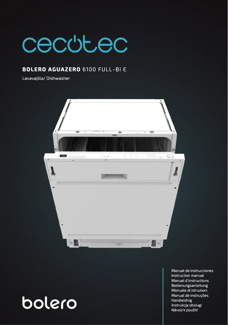 Page 1 of the manual User Manual Cecotec Bolero Aguazero 6100 Full Built-in E