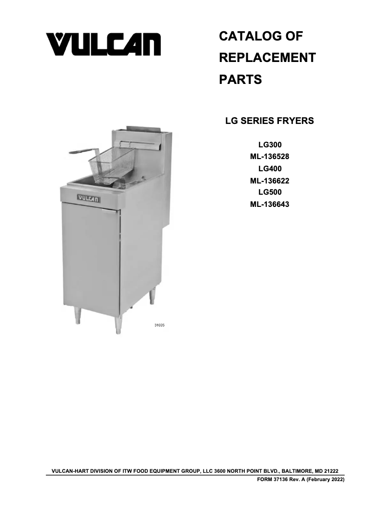 First page image of the manual for LG500