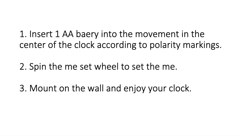 First page image of the manual for 404-3440AK