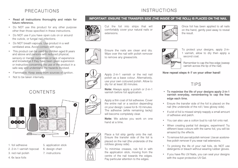 First page image of the manual for NLAC