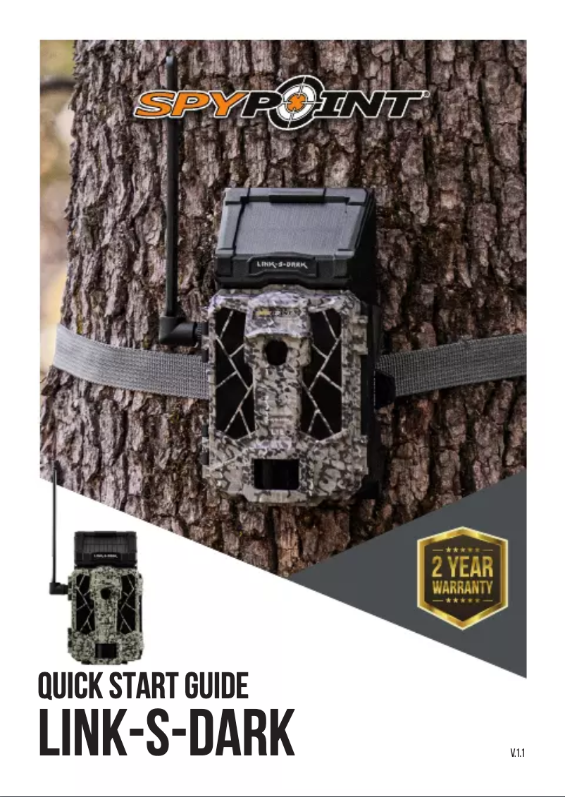 First page image of the manual for Link-S-Dark