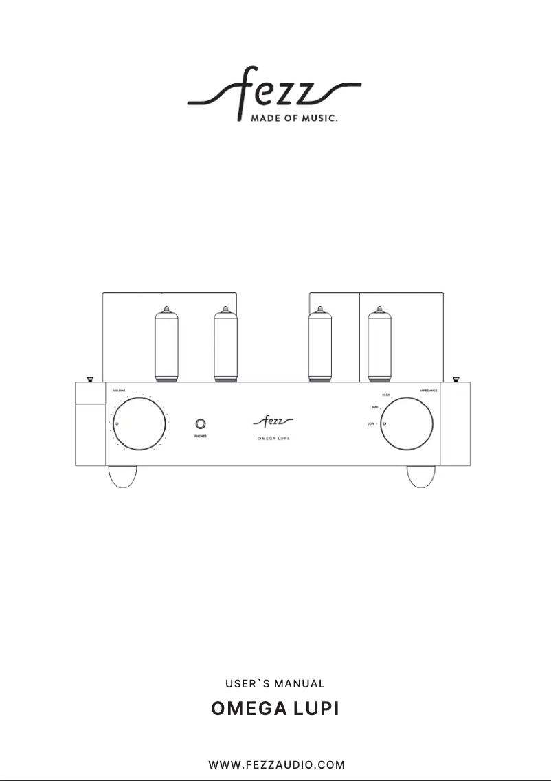 Page 1 of the manual User Manual Fezz Omega Lupi