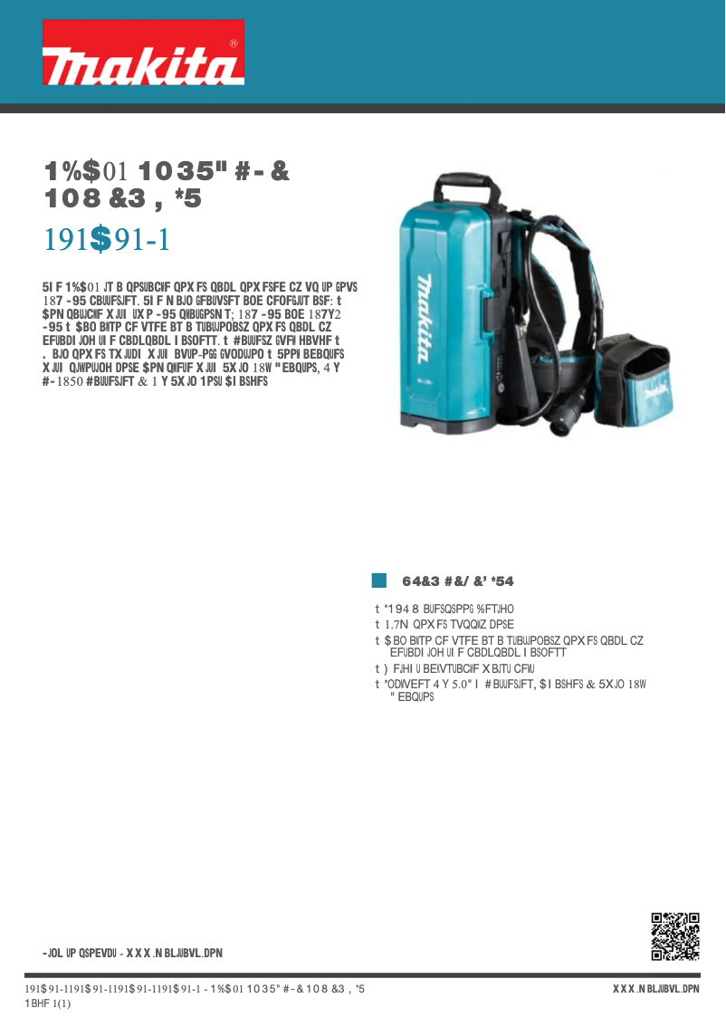 First page image of the manual for 191C91-1