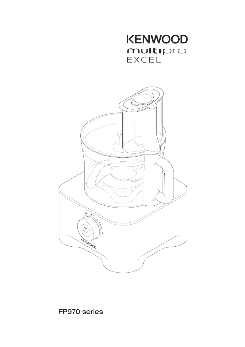 First page image of the manual for FP 972