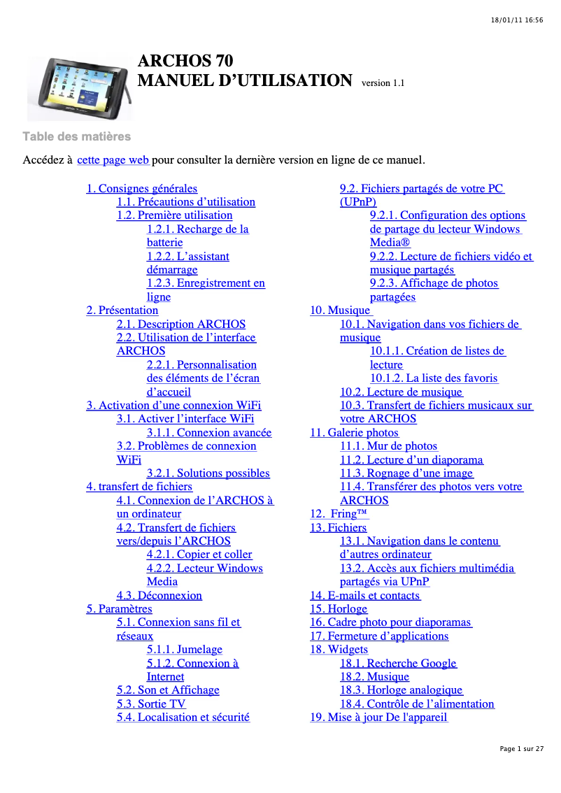 First page image of the manual for 70 Cobalt