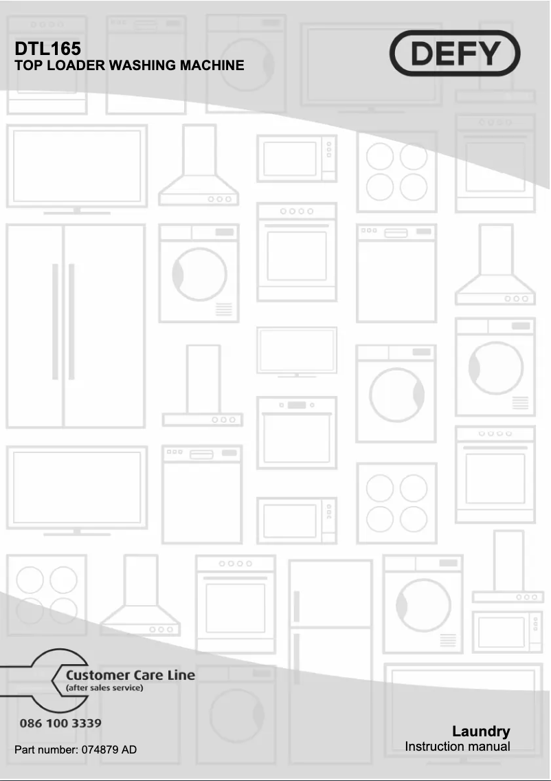 First page image of the manual for DTL165