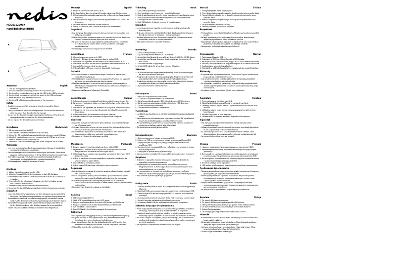 Page 1 of the manual User Manual Nedis HDDE35200BK