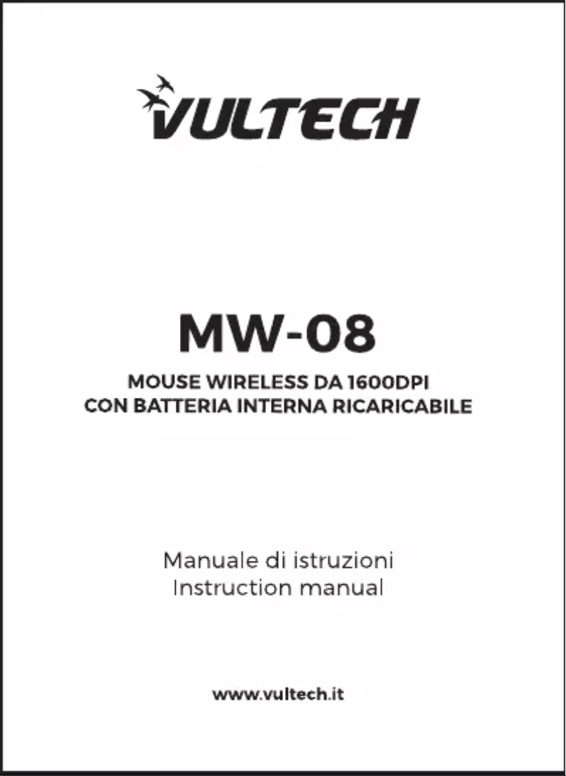 Page 1 of the manual User Manual Vultech MW-08