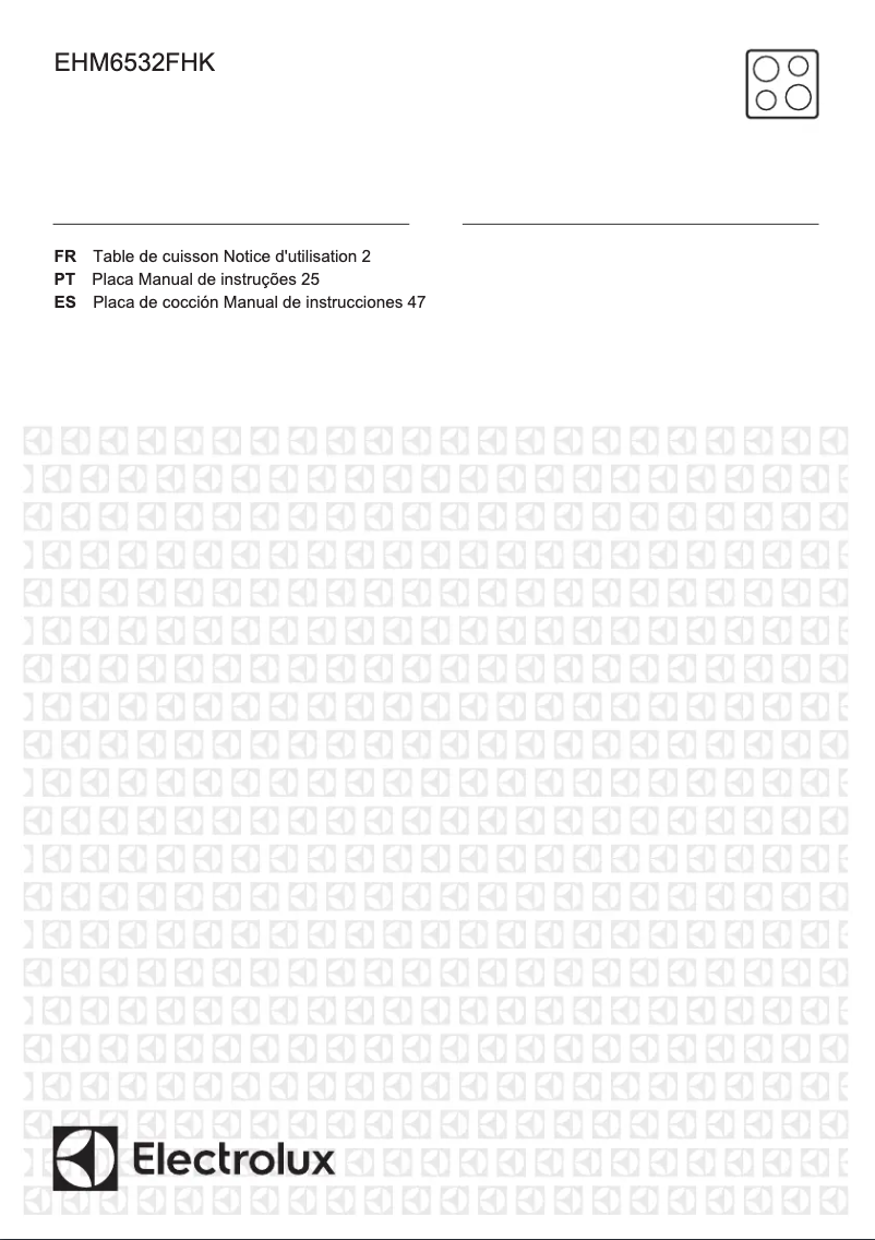 First page image of the manual for EHM6532FHK