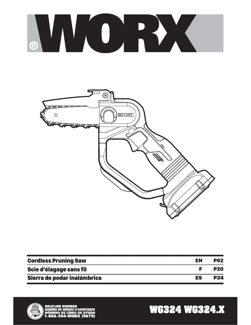 First page image of the manual for WG324
