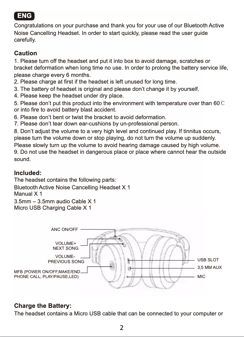 First page image of the manual for BTN-207