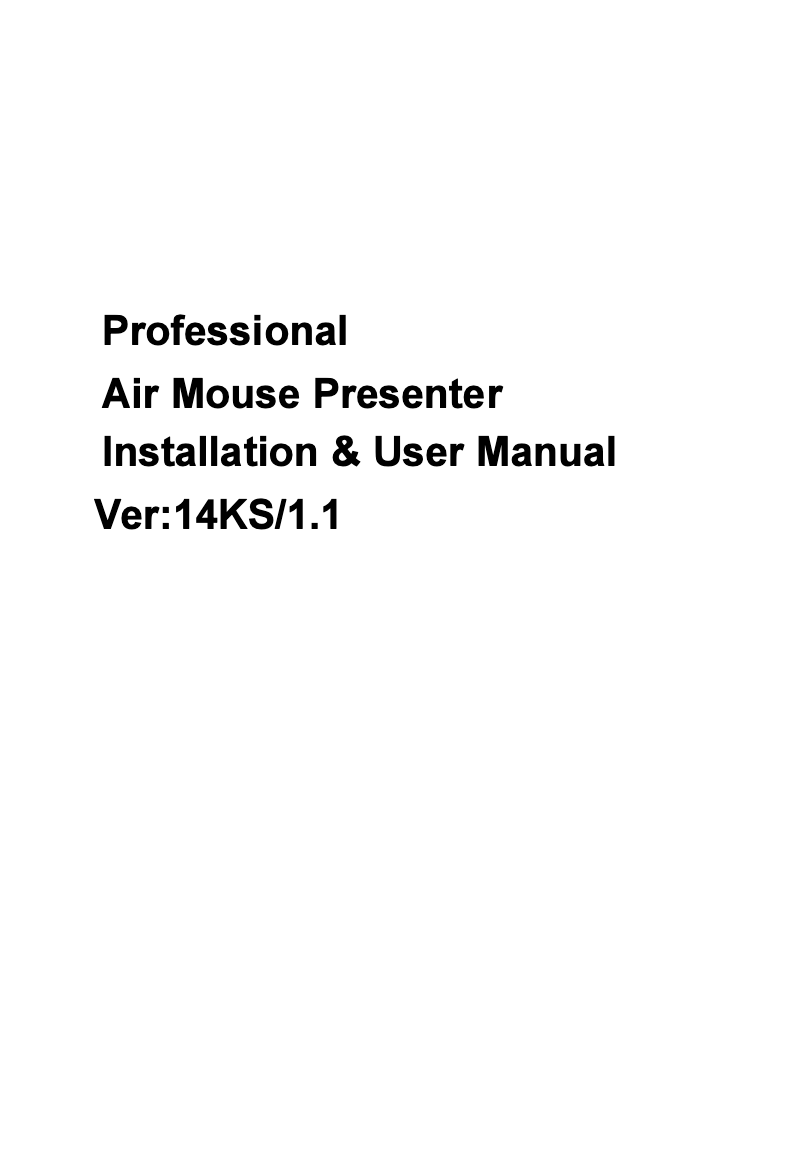 First page image of the manual for ZW-51014