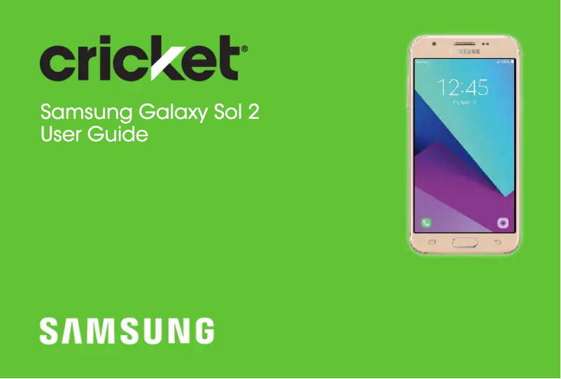 First page image of the manual for Galaxy Sol 2