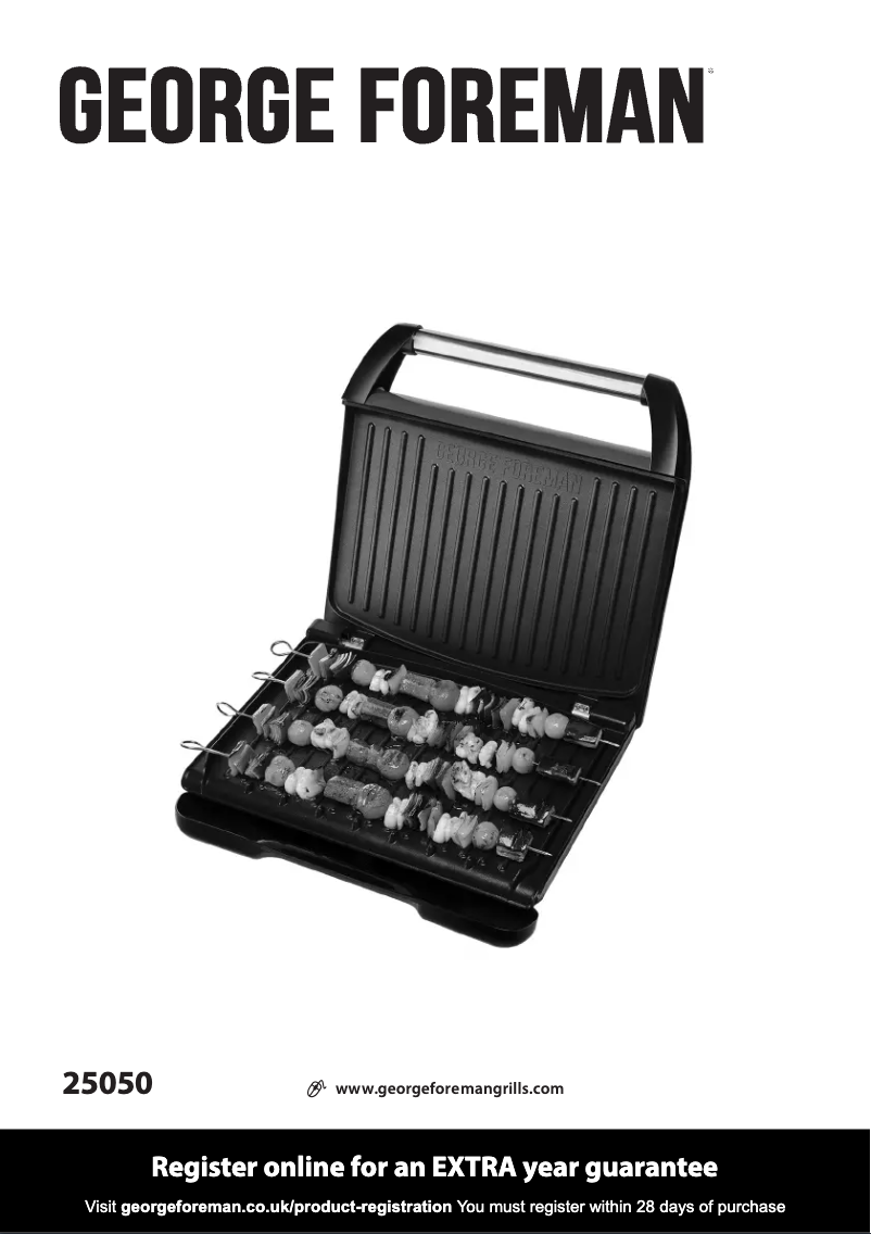 First page image of the manual for 25050