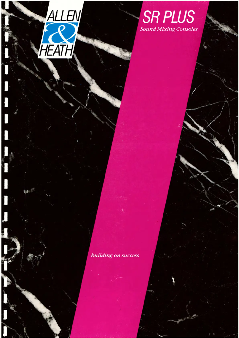 Image de la première page du manuel de l'appareil SR Plus