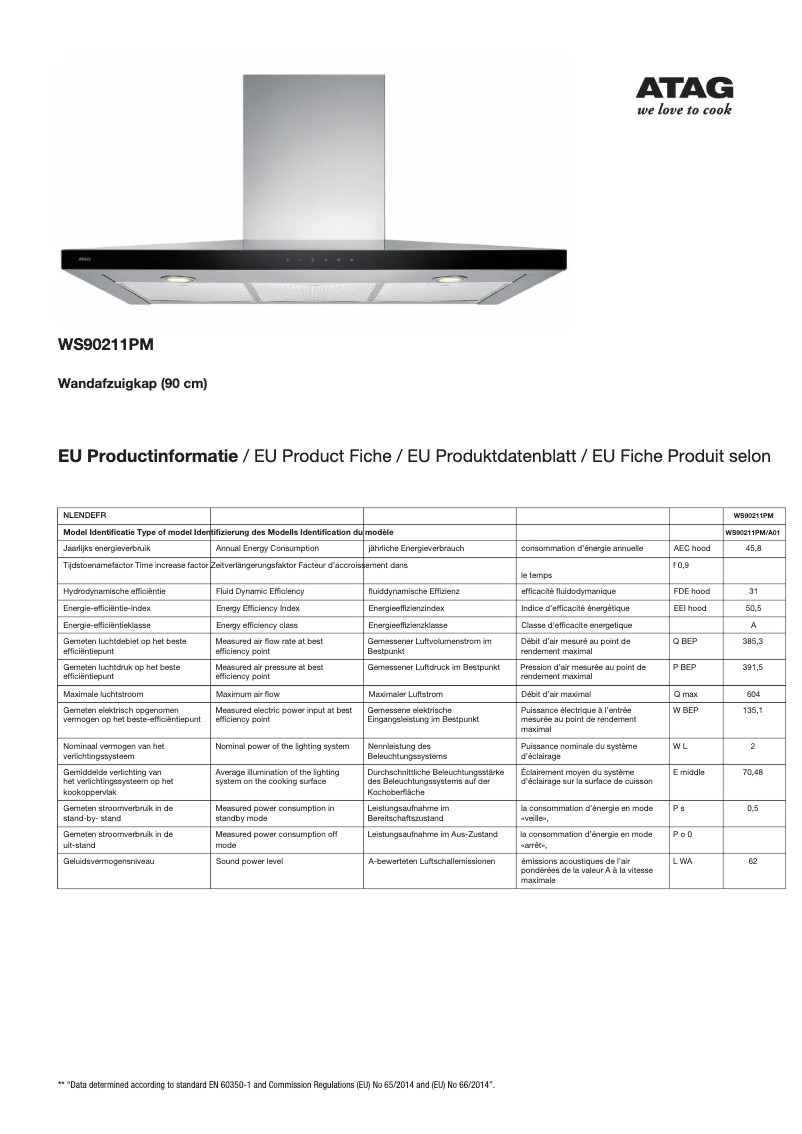 First page image of the manual for WS90211PM
