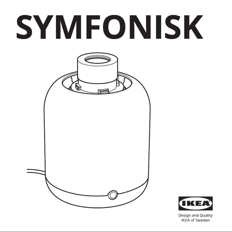 First page image of the manual for SYMFONISK 705.396.81