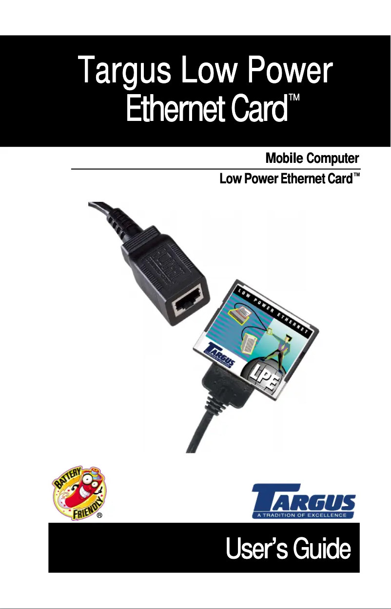 First page image of the manual for PA610U