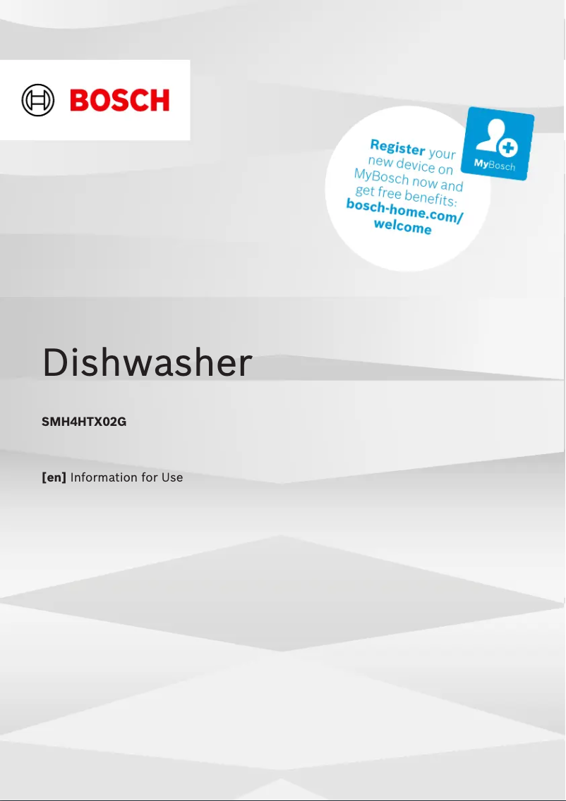 First page image of the manual for SMH4HTX02G