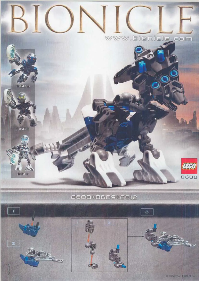 Page 1 of the manual User Manual Lego Bionicle 65415
