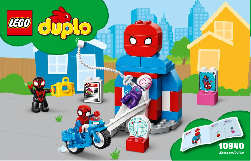 First page image of the manual for Duplo Marvel Spider Man 10940