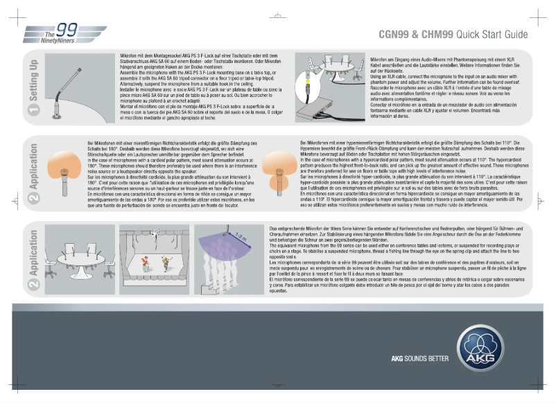 First page image of the manual for CGN99H