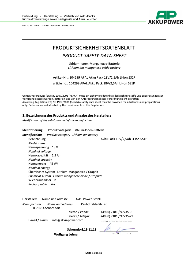 First page image of the manual for Robolinho 700