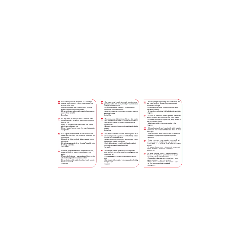 Page 1 of the manual User Manual Terraillon BMA33000WH