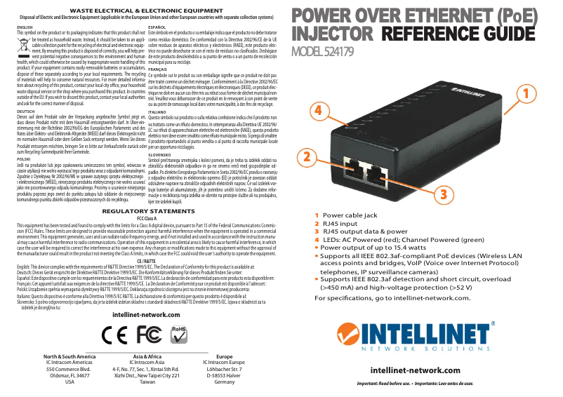 First page image of the manual for 524179