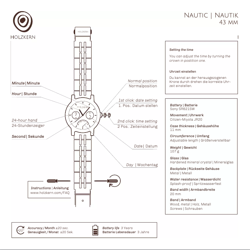 First page image of the manual for Caledonia