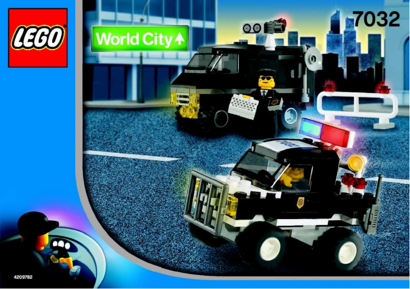 Page 1 of the manual User Manual Lego Highway Patrol and Undercover Van