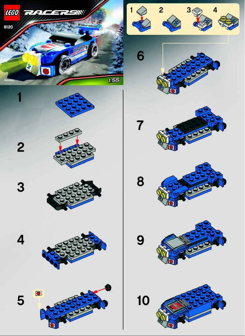 Page 1 of the manual User Manual Lego Rally Sprinter