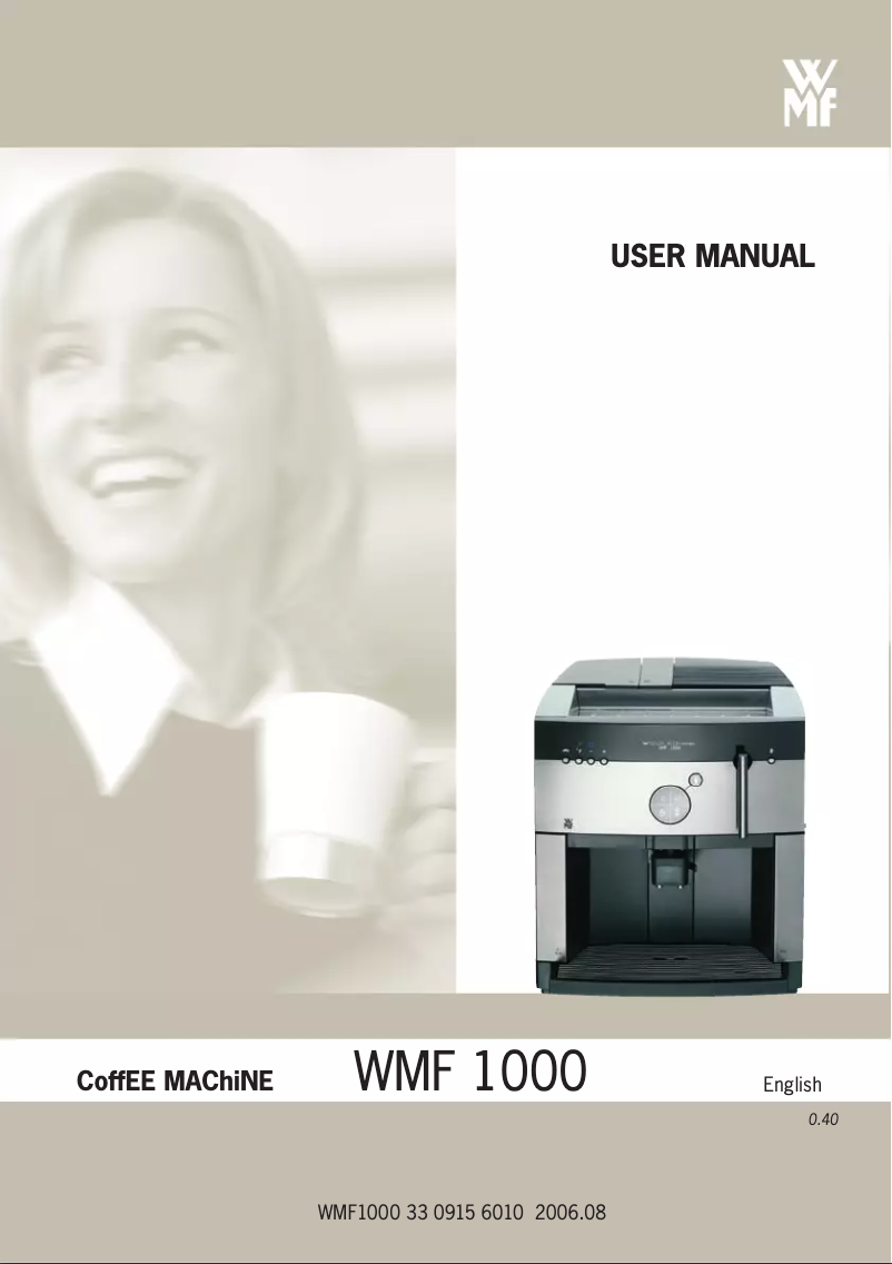 First page image of the manual for 1000