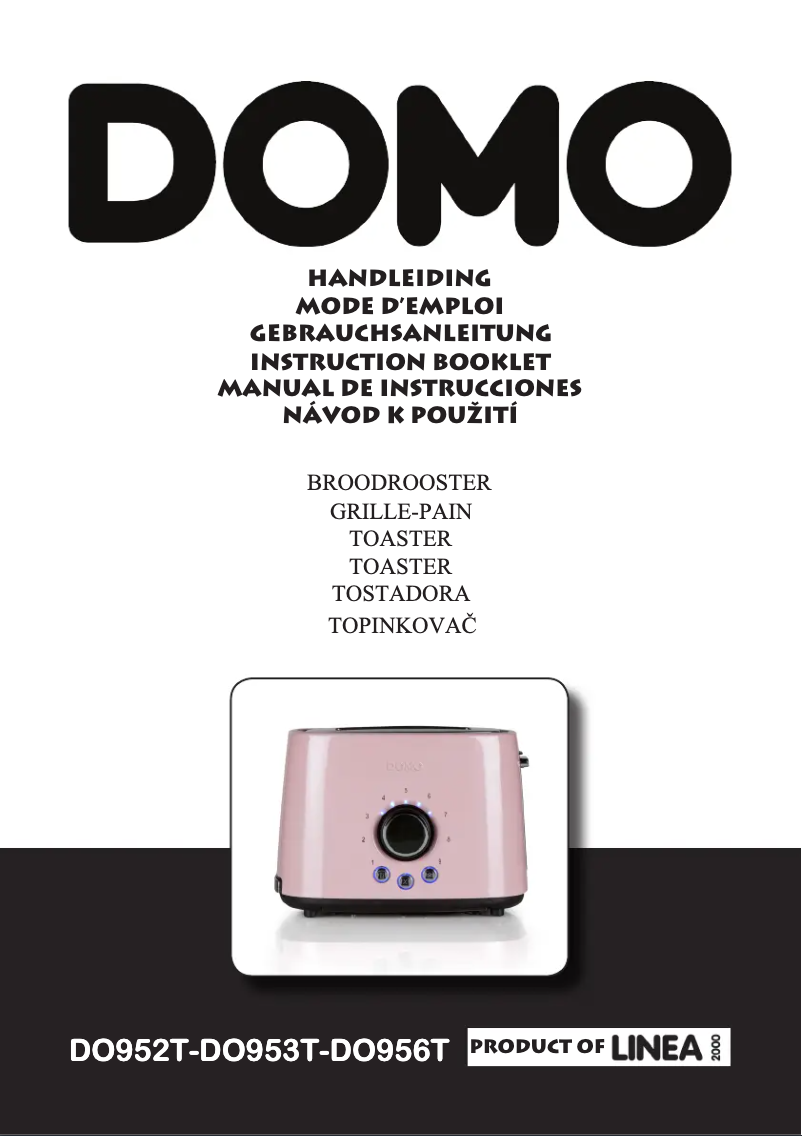 First page image of the manual for DO952T