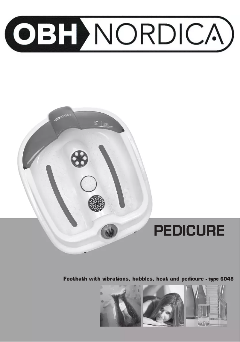 First page image of the manual for Pedicure 6048