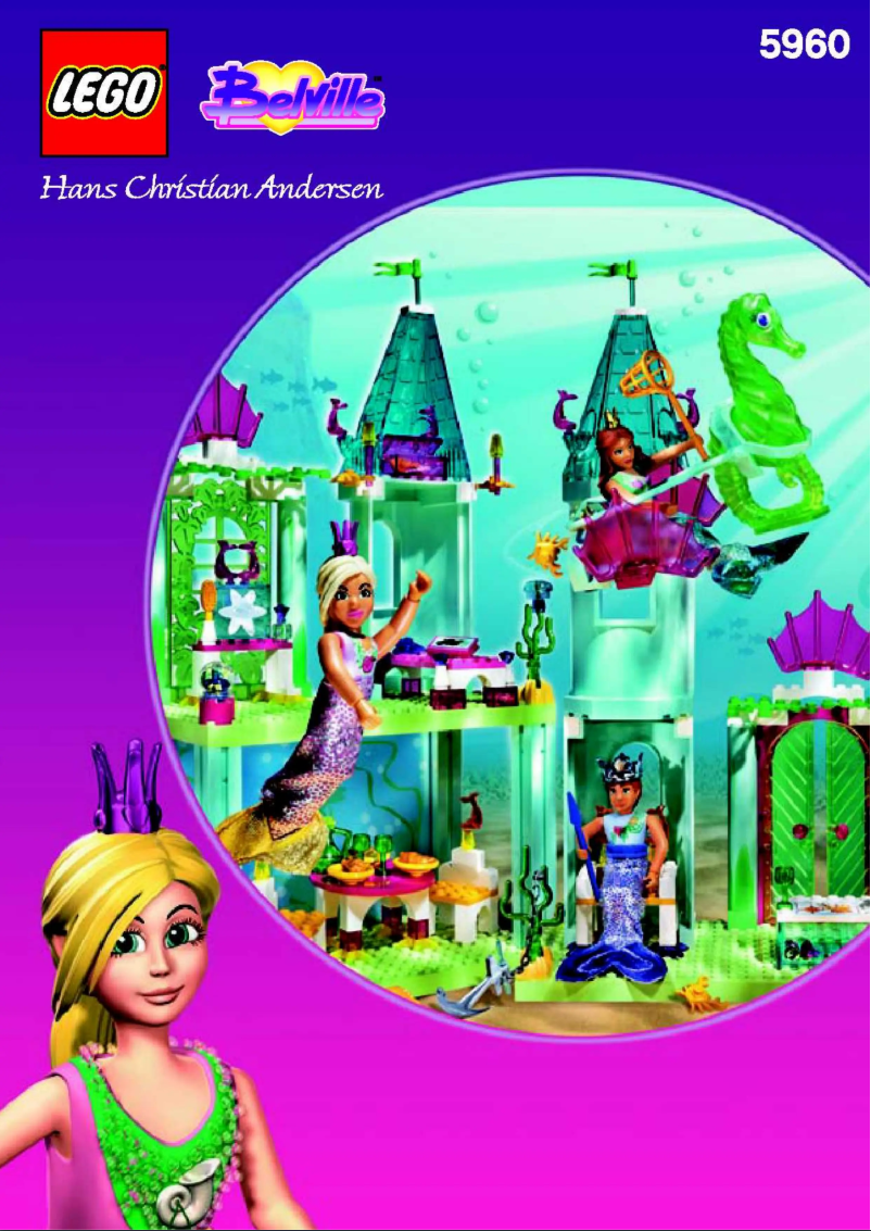 Page 1 of the manual User Manual Lego The Mermaid Castle
