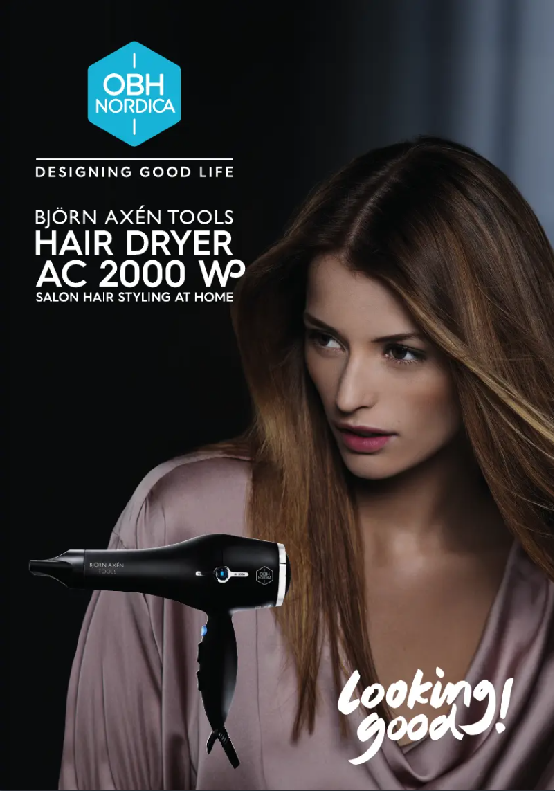 First page image of the manual for Björn Axén AC 2000 W 5195