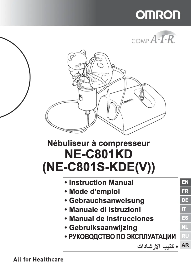 First page image of the manual for CompAIR C801KD